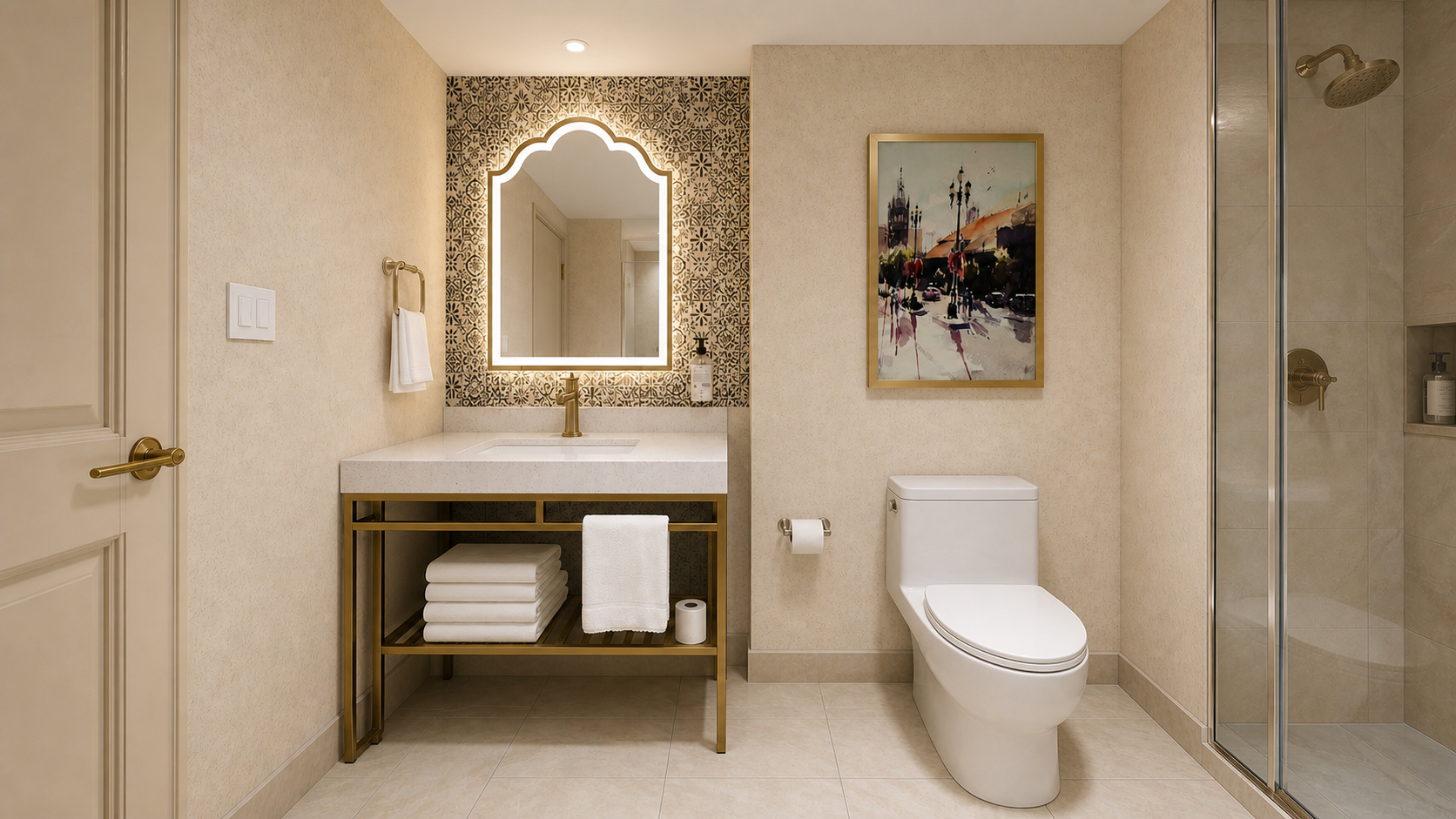 Bathroom rendering